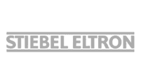 Stiebel Eltron company logo in gray text